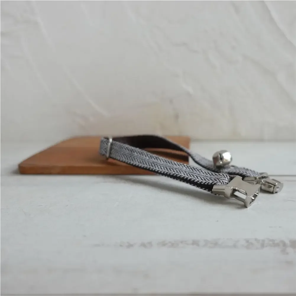 Collar de gato personalizado con grabado gratuito, correa para mascotas a juego, hebilla de Metal de contactos personalizados, Collar grueso de fibra para mascotas - imagen 3