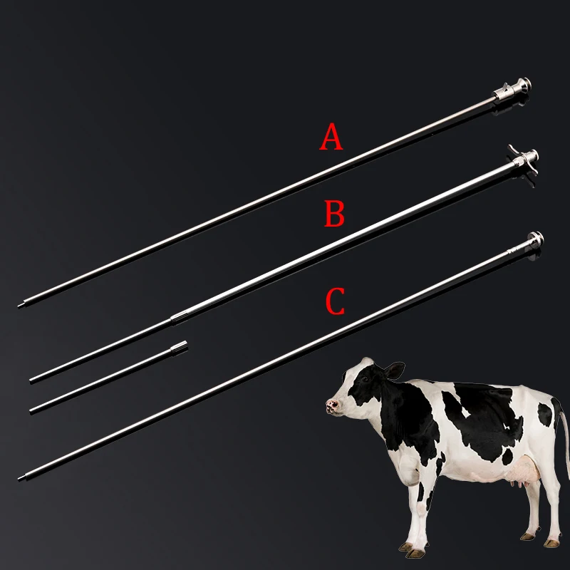 Pistola de inseminación bovina para ganado, Circlip bovino, pistola de inseminación de vaca Kaisu 0,5, pistola de inseminación congelada, inseminación Artificial - imagen 5