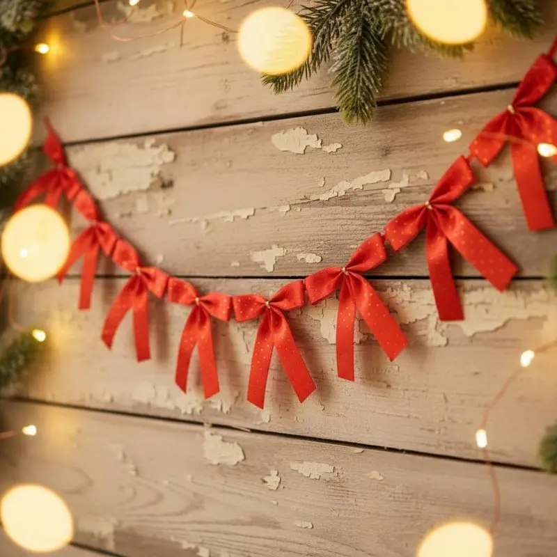 Cinta decoración navideña reutilizable para gatos en casa
