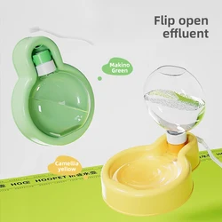 Dispensador portátil de agua con cuenco plegable para perros y gatos