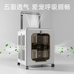Transportín con ruedas para gatos – Ventilación y comodidad