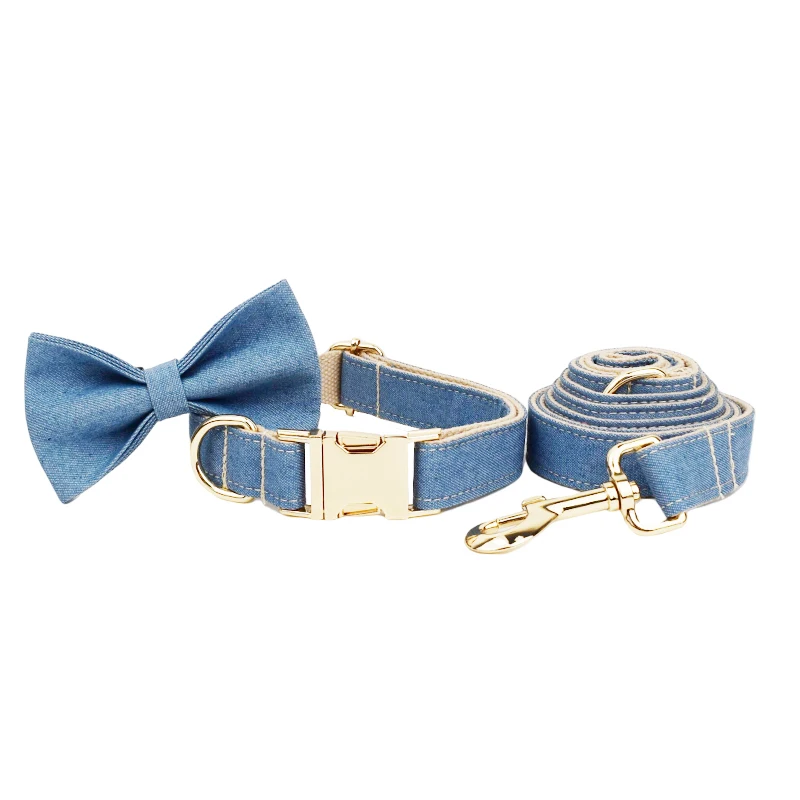 Bow Collar Leash Set
