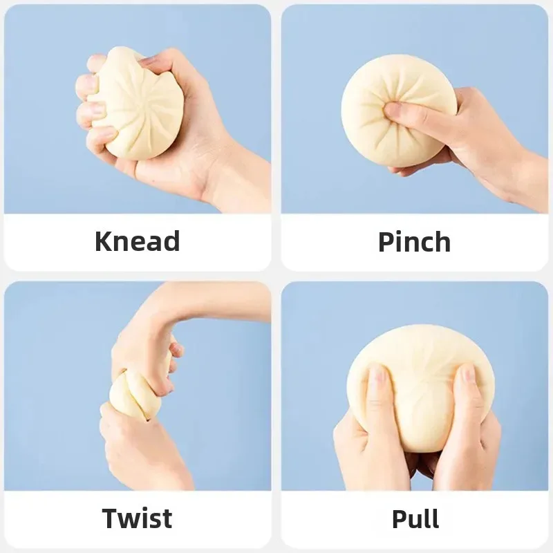 Simulación del día de mayo, bollos grandes al vapor, juguetes para aliviar el estrés de rebote lento, muñecas para aliviar el estrés divertidas y exprimibles de China - imagen 5