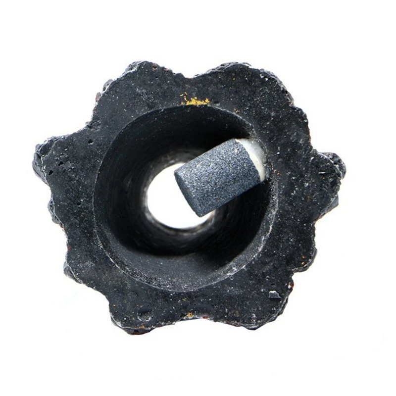 Decoración de piedra de aire de volcán de acuario, aireador de burbujas de 1 pieza para pecera, burbujeador volcánico ABS con piedra de aireación - imagen 5