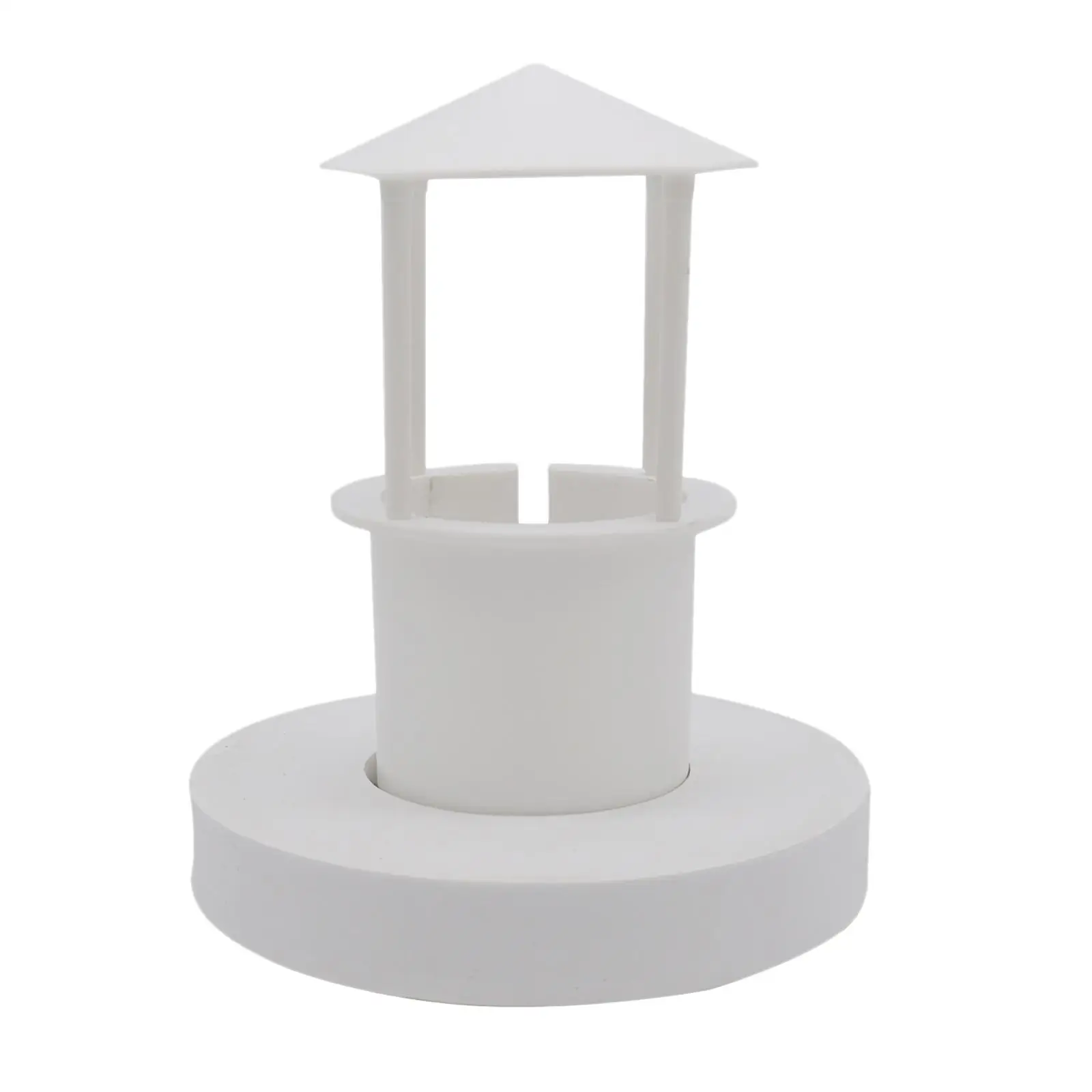 Floating Mist Fog Maker Float Guard Colorful LED Light Fish Tank Rockery