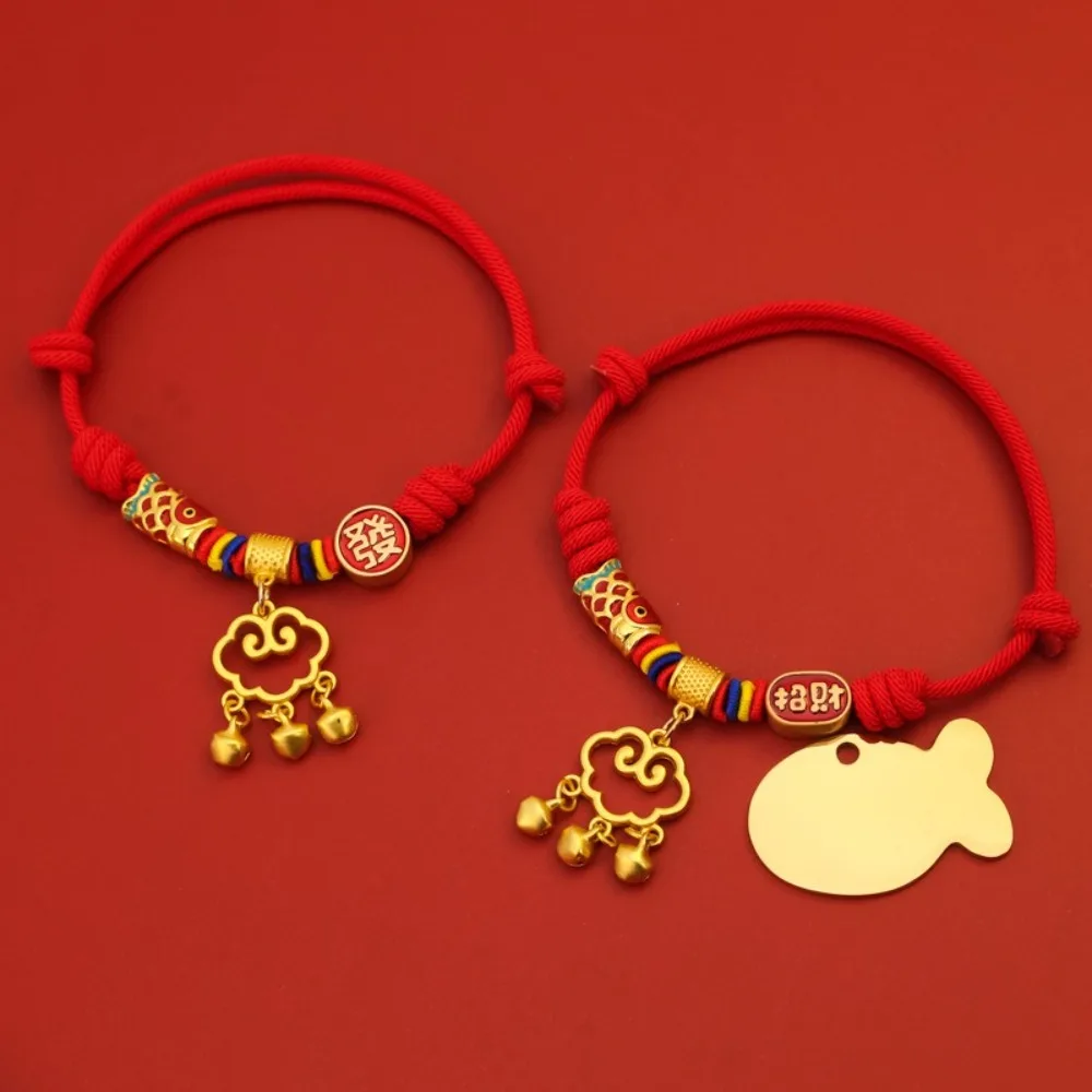Collar para gato y perro con placa antirrobo cordón koi rojo - imagen 4