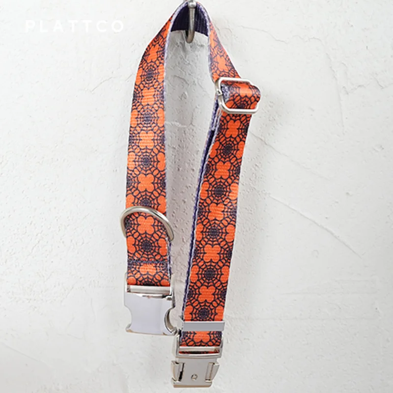 Collar araña ajustable para perro con hebilla plateada – Tallas S a XL - imagen 2