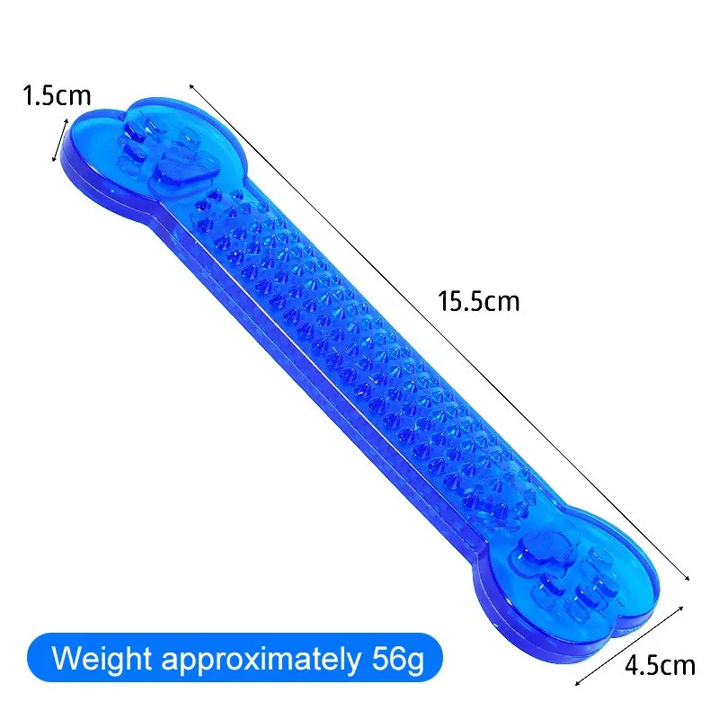 Juguetes para masticar para perros, juegos de entrenamiento para perros, juguete de hueso de goma indestructible, masticadores agresivos, cepillo de dientes para perros GWJ10