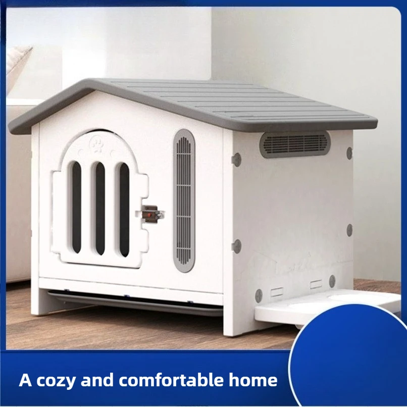 Perrera cálida de invierno Universal para exteriores, nido de plástico extraíble a prueba de lluvia para perros, casa para gatos, nido para gatos, jaula para perros, productos para mascotas