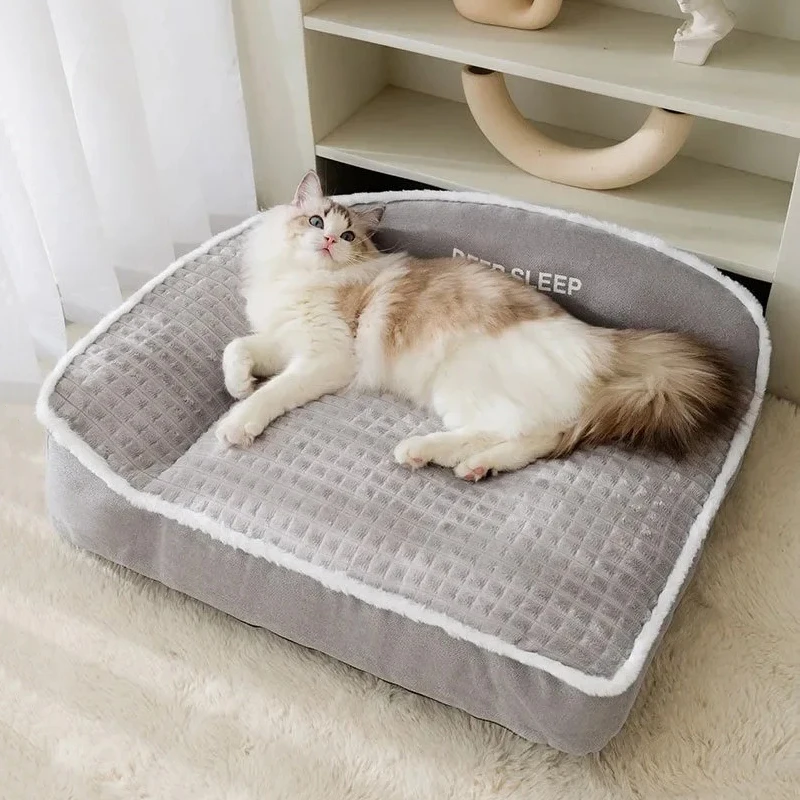 Manta térmica invierno para perros y gatos – Suave acolchada para el frío - imagen 2
