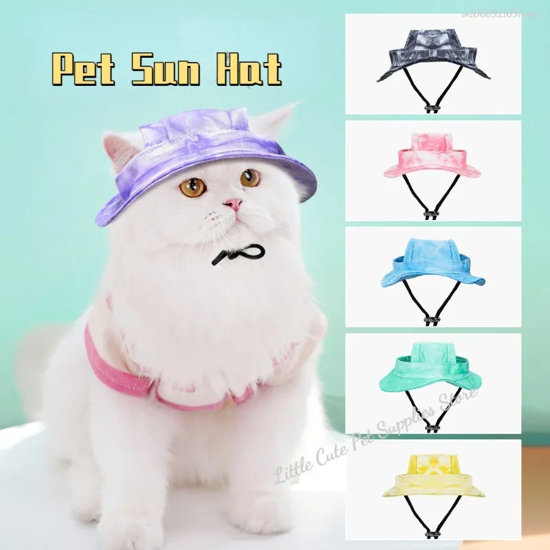 Hunde kappen Katzen hut mit verstellbarer Schnur kleiner Haustier hut für kleine und mittlere Katzen Welpen hunde hut Hunde zubehör für kleine Hunde