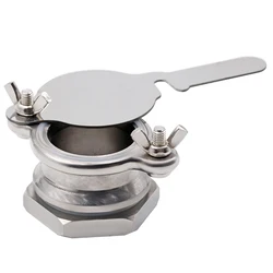 Extractor de miel de acero inoxidable con válvula para embotellado