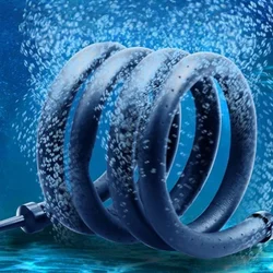 Cortina de burbujas para acuario: difusor de aire silencioso