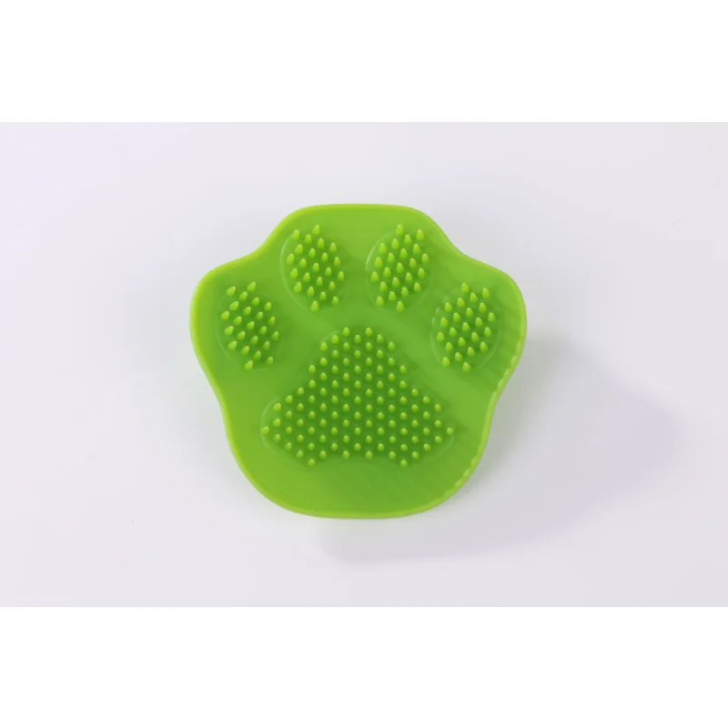 Cepillo de baño con forma de garra para perros y gatos, guante de lavado de goma suave, masaje de pelo de mascotas, aseo de piel - imagen 2