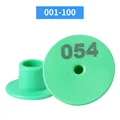 ear tags-green