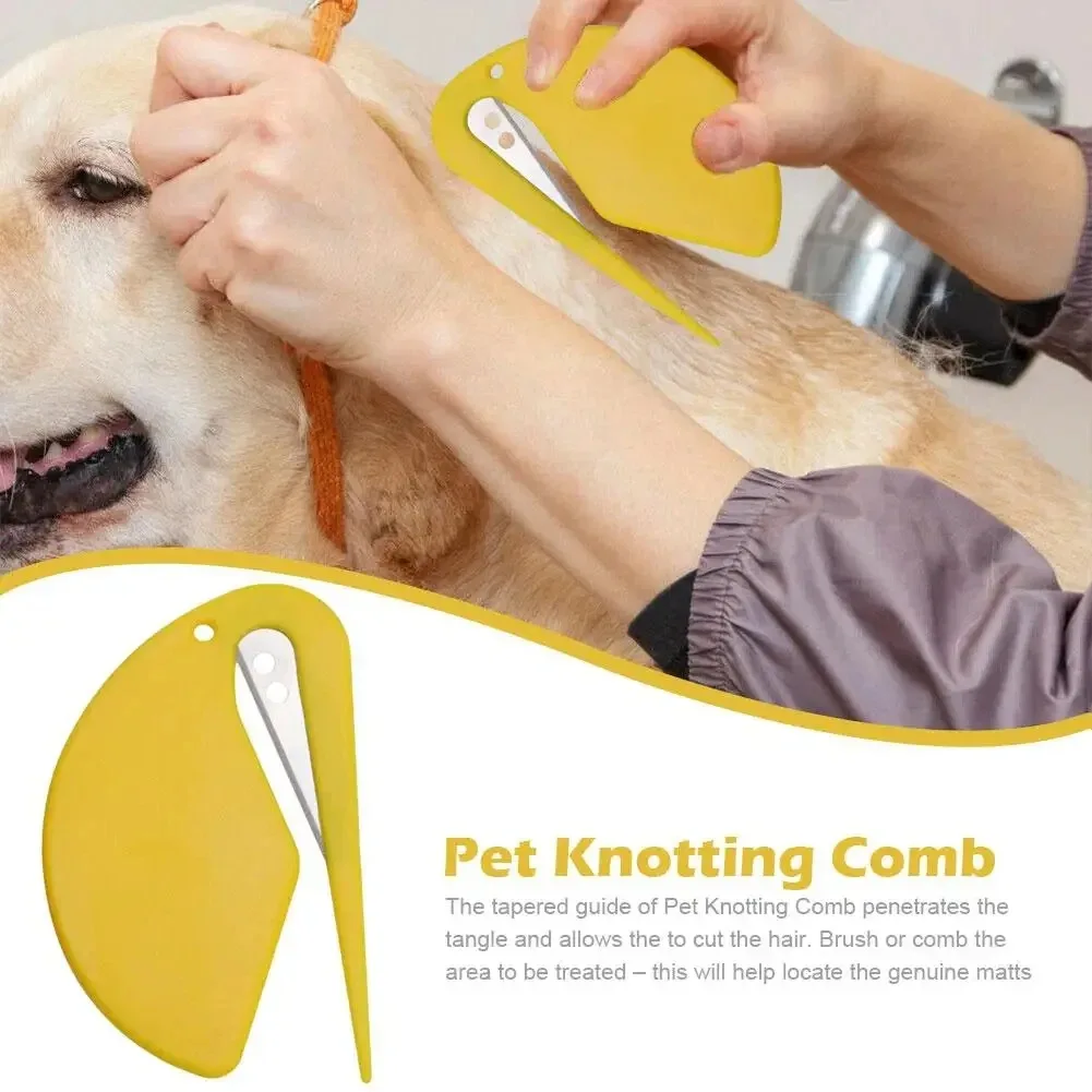 Peine desenredante sin dolor para gatos y cachorros – Elimina pelo - imagen 2