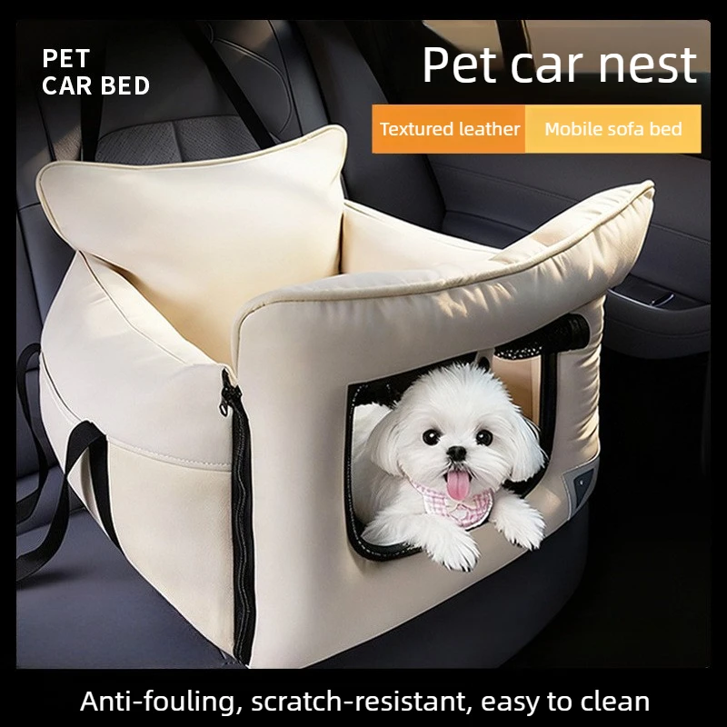 Transportín nido de viaje texturizado para gatos y perros - imagen 2