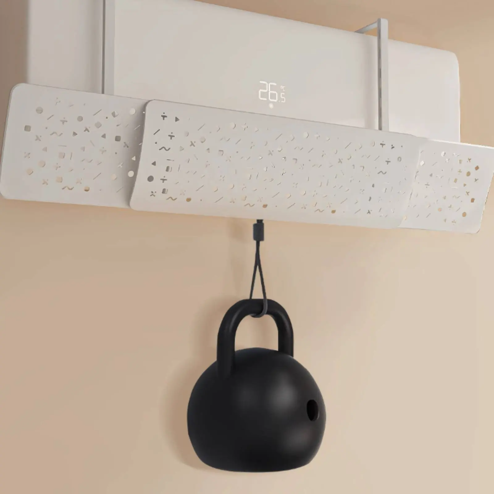 Deflector aire acondicionado para gatos y perros – Sin taladrar - imagen 3