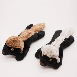 Mordedor suave con sabor miel para perros pequeños – Juguete de felpa masticable