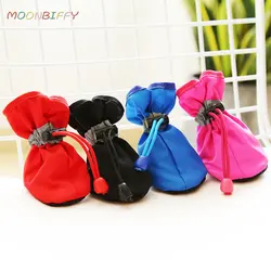 Botas impermeables invierno para perros pequeños – Cálidas antideslizantes