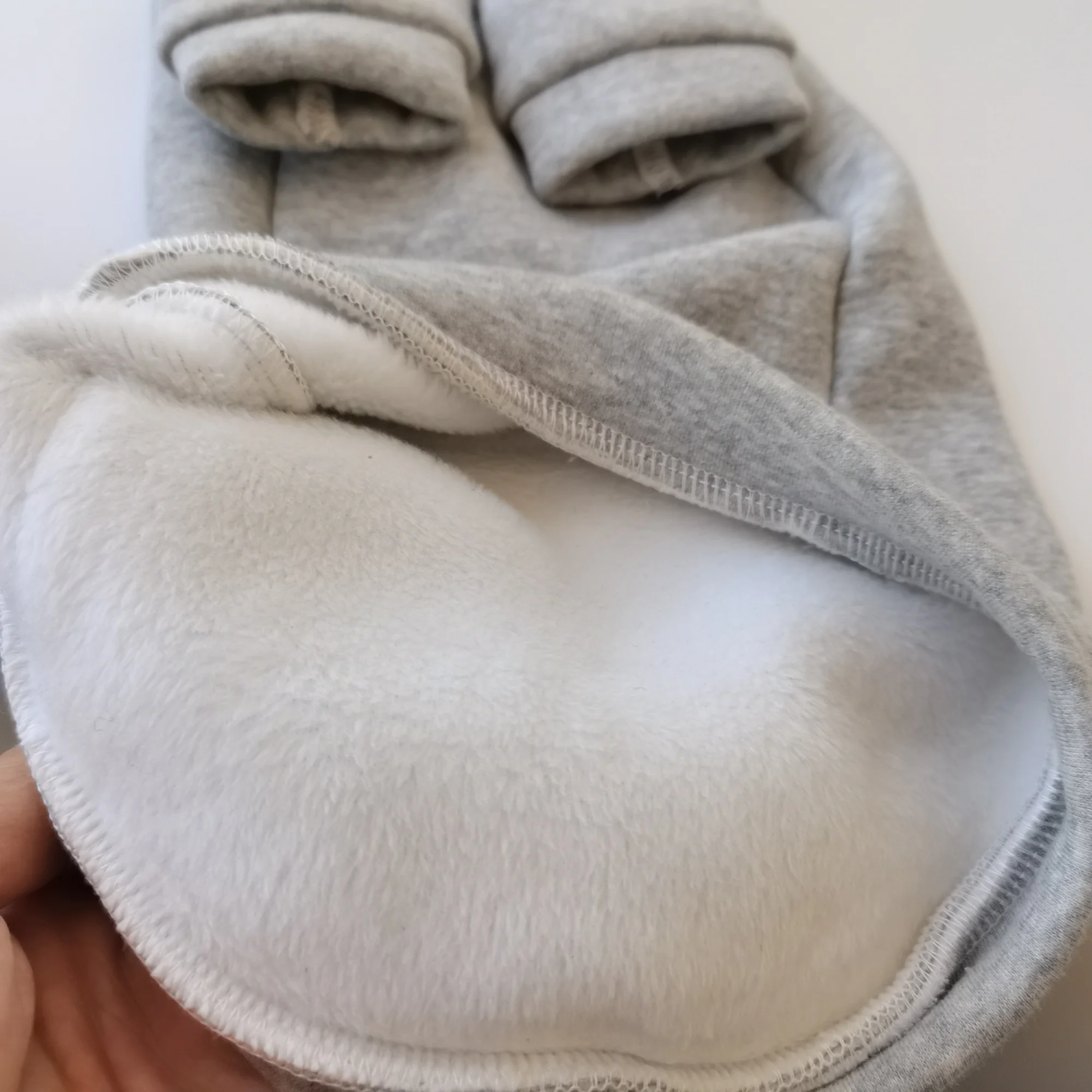 Sudadera con capucha gruesa y cálida para gato Sphynx en invierno, abrigo polar gris-verde para gato sin pelo en suministro de gatitos en clima frío - imagen 5