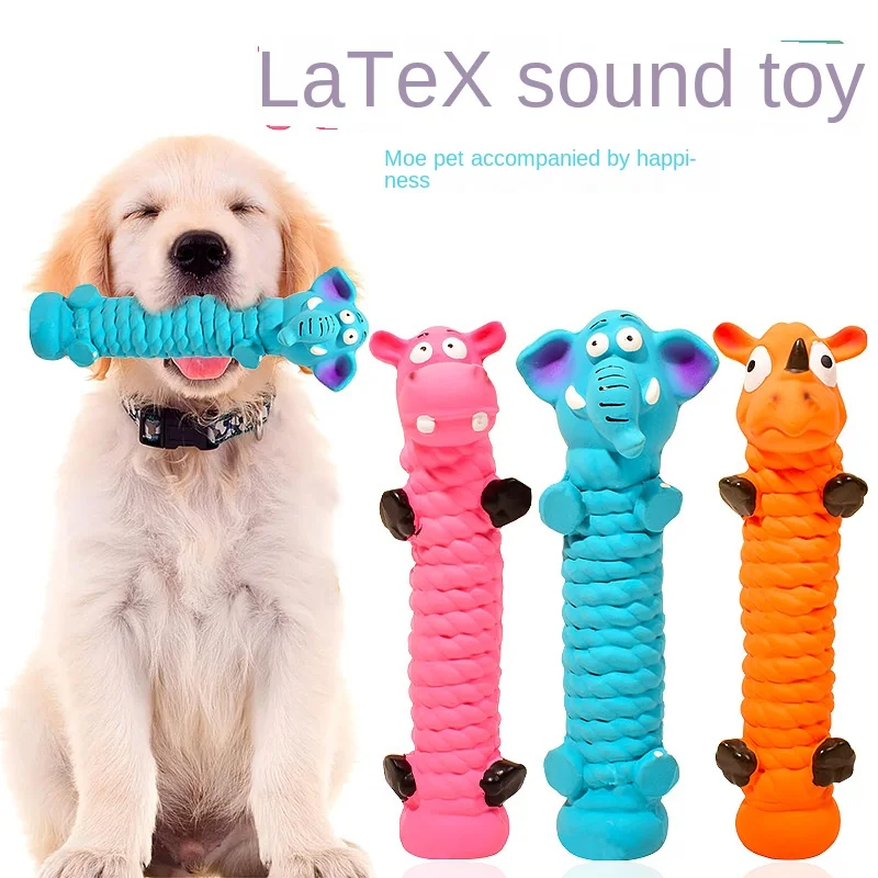 Juguete de látex para perros pequeños y medianos con sonido