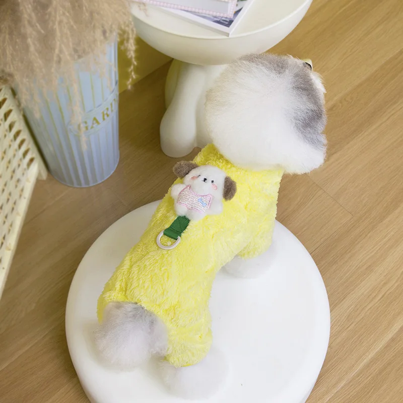 Mono para perros, ropa cálida de lana para perros pequeños y medianos, ropa para cachorros, ropa para mascotas Chihuahua, suministros para mascotas - imagen 5