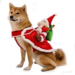 Disfraz Papá Noel para perros – Traje Navidad festivo