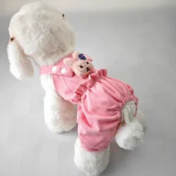 Peto rosa y amarillo para perros pequeños y medianos