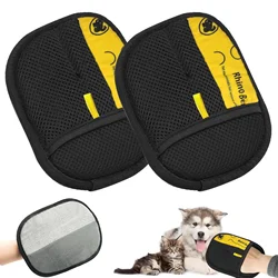 Guantes de depilación electrostática para mascotas, cepillo de depilación para perros y gatos, guantes adhesivos para el cabello, alfombra, ropa, cepillo de Limpieza del cabello