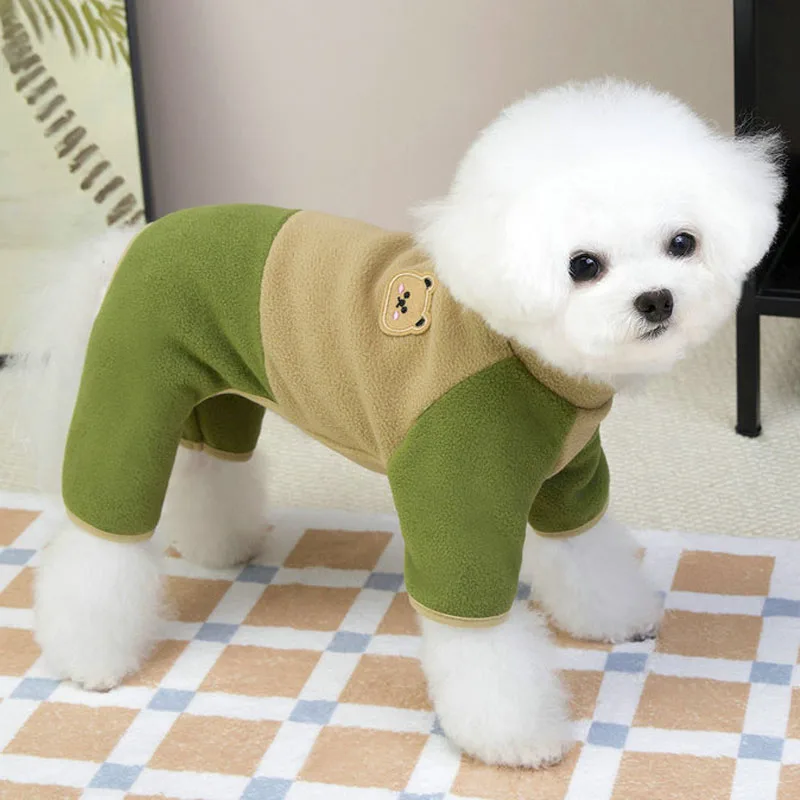 Mono térmico para Shih Tzu y Dachshund – Ropa de lana para perros