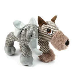 Juguete para masticar perros pequeños chirriante – mono y caballo