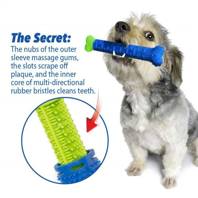 Juguete dental para perros – Limpiador de dientes masticable - imagen 2