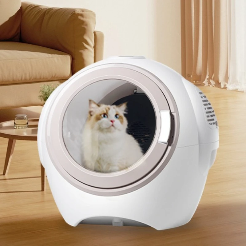 Secador de pelo para mascotas, caja secadora de pelo para cachorros y gatos, accesorios automáticos para perros pequeños, habitación seca, suministros de aseo para baño de perros y gatos - imagen 2