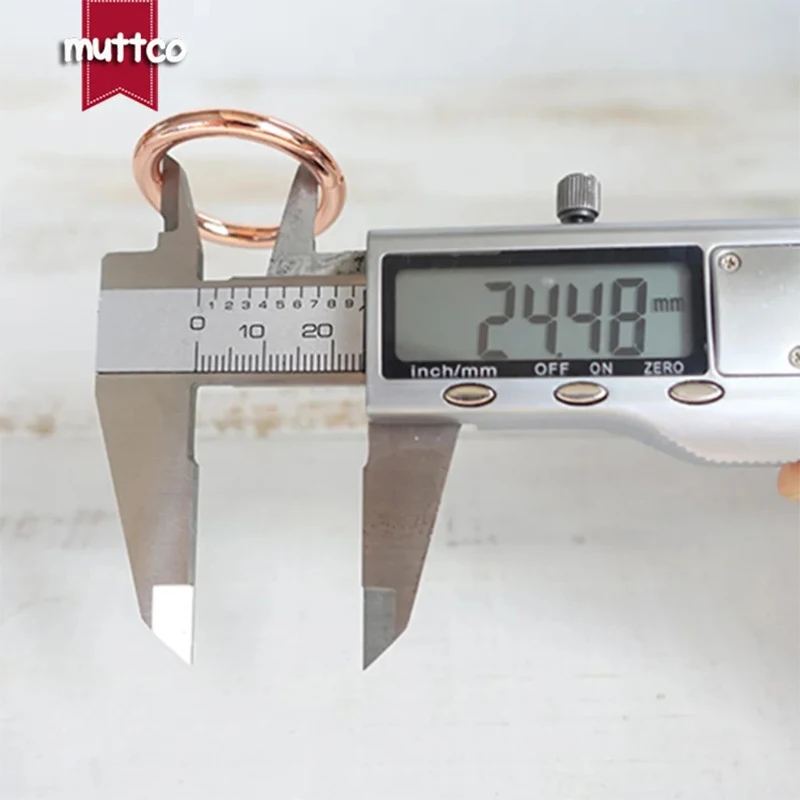 Hebilla de Metal para bolsa, correa para perro y gato, 15mm,20mm,25mm,30mm, anillo redondo, accesorio diy, dureza duradera, 4 colores, 1 ud. - imagen 5