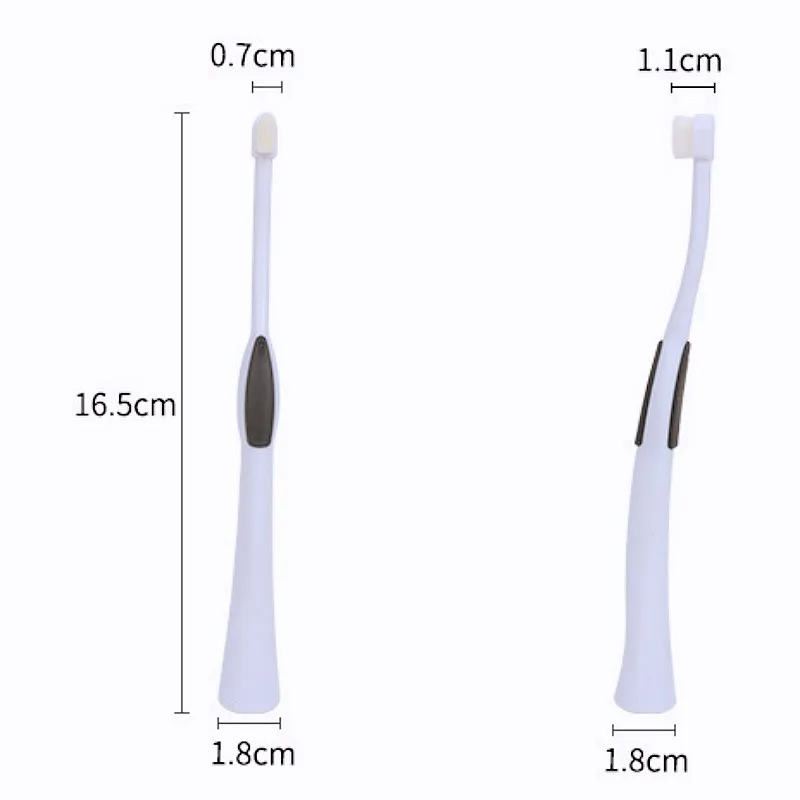 Dense pet toothbrush