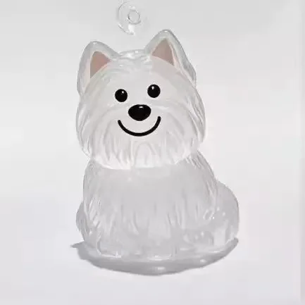 Lindo perro almacenamiento de pelo colgantes llaveros bolsa encantos cápsula colecciones conmemorativas dibujos animados creativos accesorios para el cabello de perro mascota - imagen 5