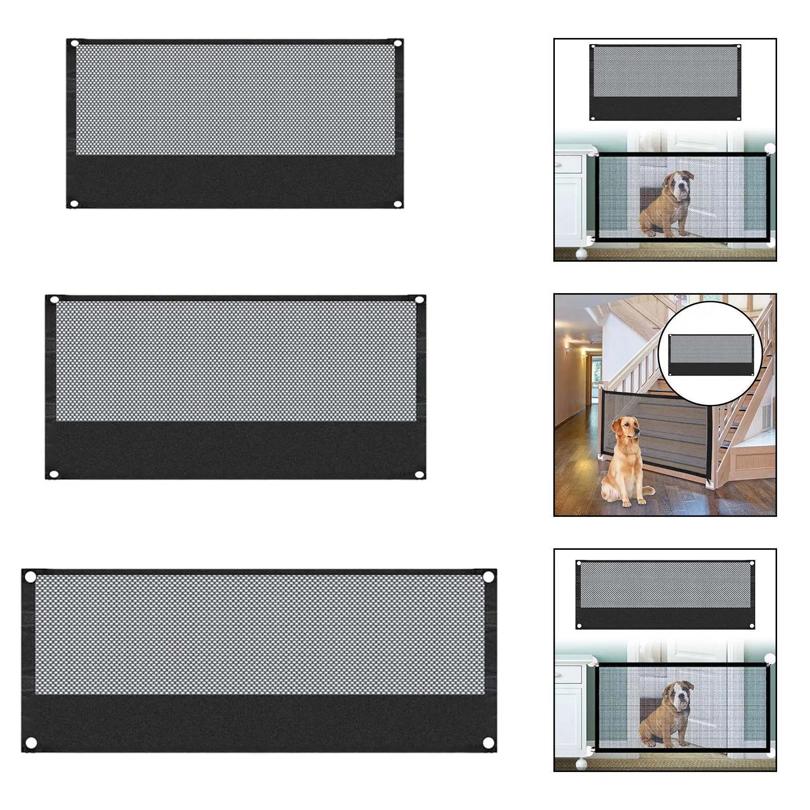 Valla de puerta para mascotas, recinto alto para mascotas, puerta a través de pantalla, barrera para animales pequeños para erizo, gatos pequeños, descanso de juego - imagen 2