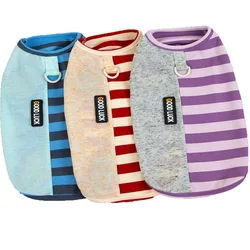 Ropa a rayas para perros: sudaderas de verano Chihuahua Yorkie