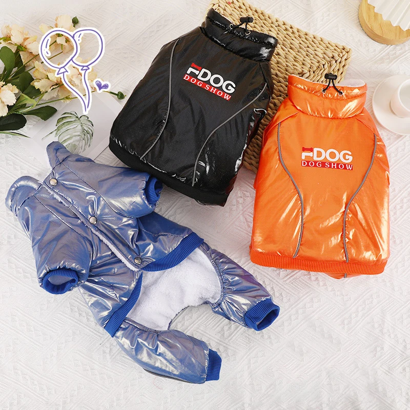 Abrigos de algodón de otoño e invierno para perros pequeños y medianos, además de ropa cálida de terciopelo y gruesa para mascotas - imagen 5