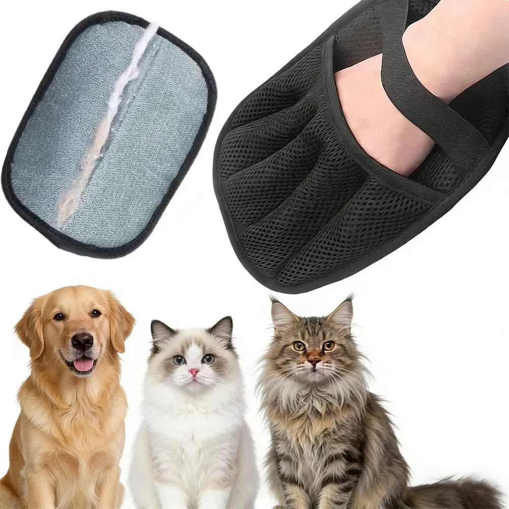 Guante quitapelusas 5 dedos para perros y gatos – Cepillo multiusos - imagen 4