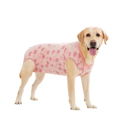 Traje postoperatorio perros grandes – algodón para Labrador Golden Retriever