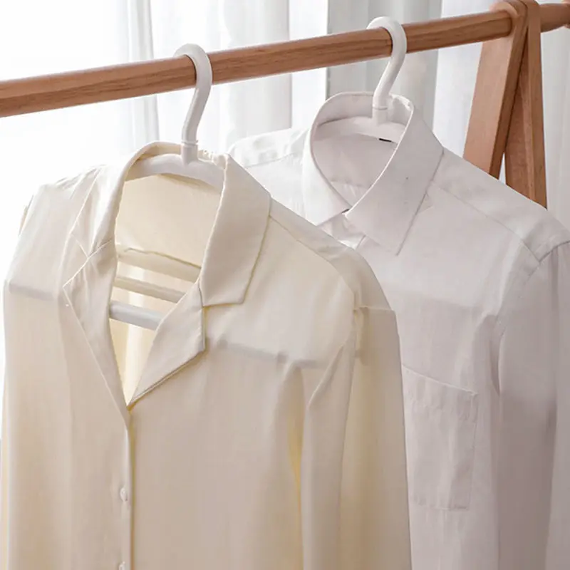 Colgador de ropa de plástico con Clip, accesorios escalables para ahorro de espacio, camiseta, vestido, abrigo, toalla, armario del hogar y balcón - imagen 3