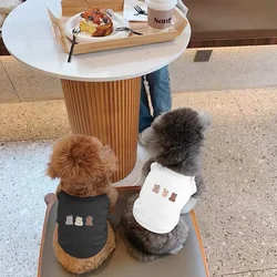 Camiseta sin mangas para perros pequeños con estampado bonito