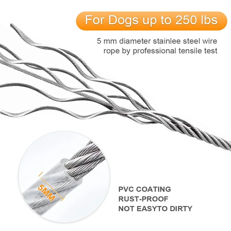 Correa extensible doble para perros - Cuerda entrenamiento exterior - imagen 2