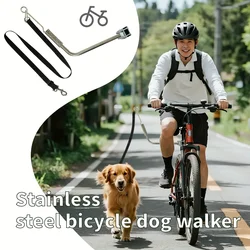 Correa de bicicleta para perros medianos y grandes - amortiguadora