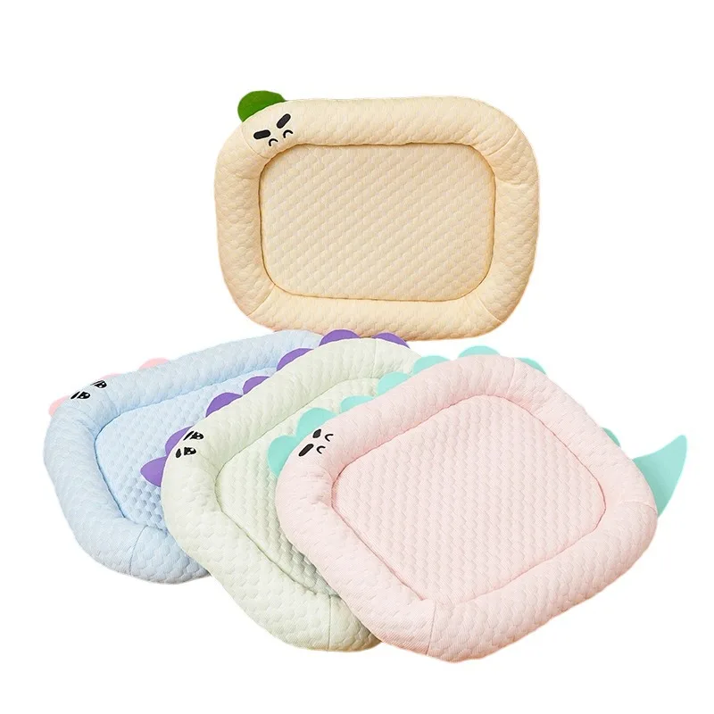 Cama de verano cuadrada fresca y bonita para perros pequeños - imagen 5