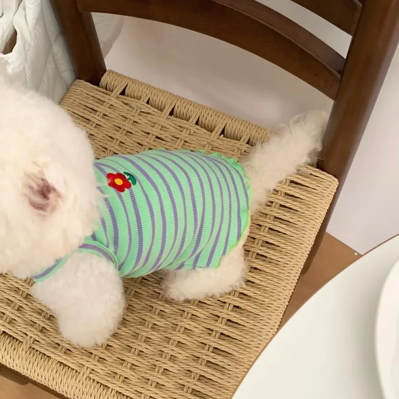 Chaleco con tirantes y camiseta fresca para perros gatos Chihuahua Bichón - imagen 3
