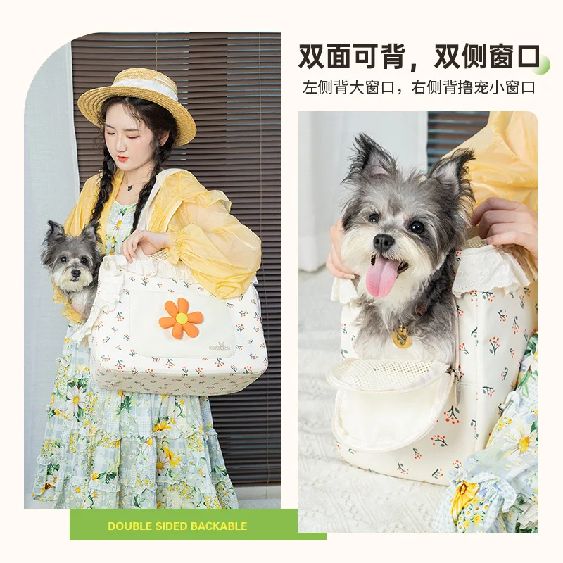Transportín mochila transpirable para gatos y perros pequeños - imagen 4
