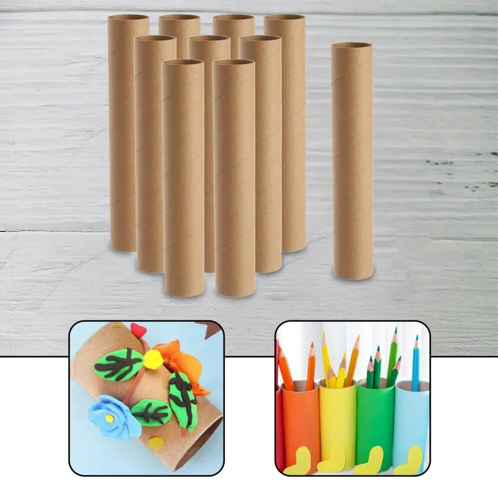 12Pcs Cardboard Tubes for Crafts Eco Friendly,Gift Wrapping,Sturdy,Paper Towel